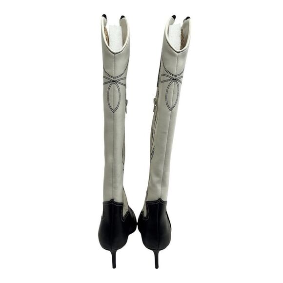 INC International Concepts Boots Western Style Knee High Size 9 Pointed Toe NEW - Picture 6 of 9